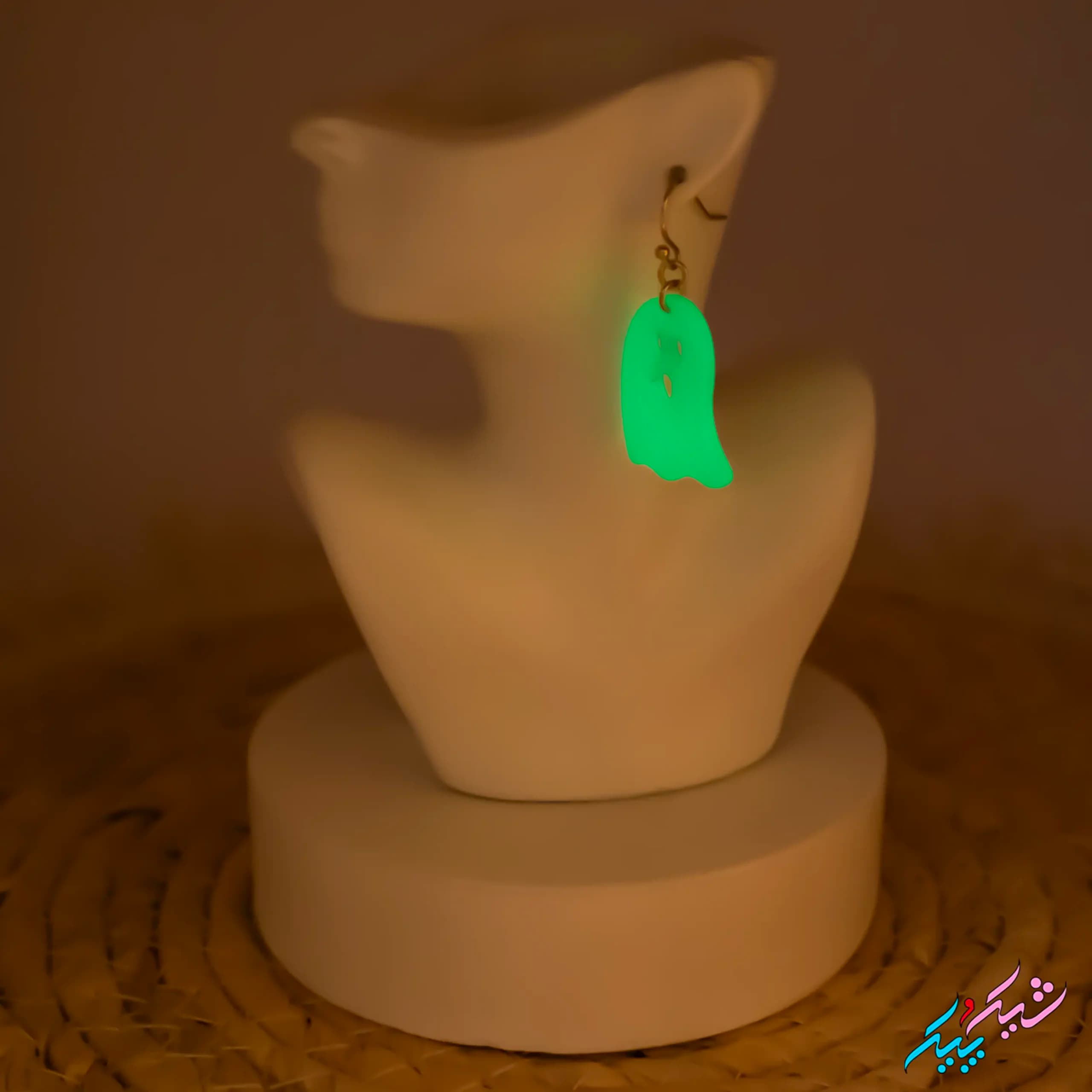 گوشواره روح شب تاب هالووین: طراحی فانتزی و خاص برای هالوین — تصویر ۲