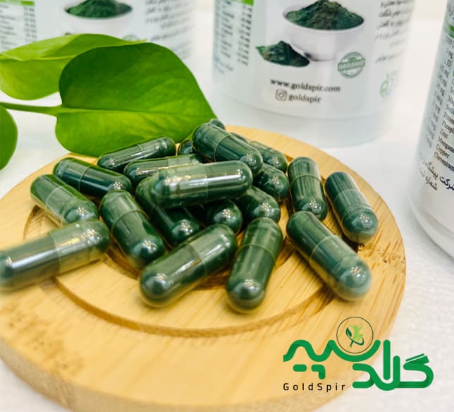 کپسول ۶۰ عددی جلبک اسپیرولینا