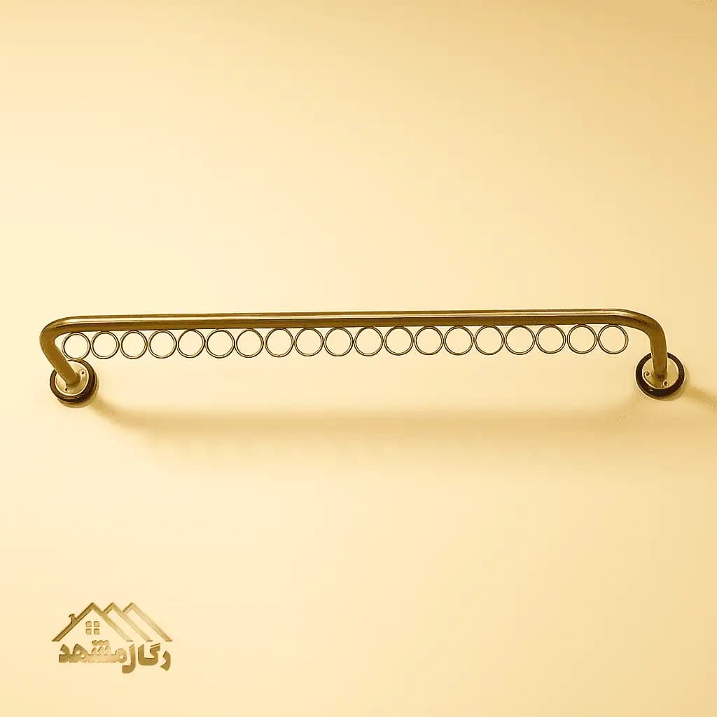 رگال دیواری مدل حلقه دار طلایی