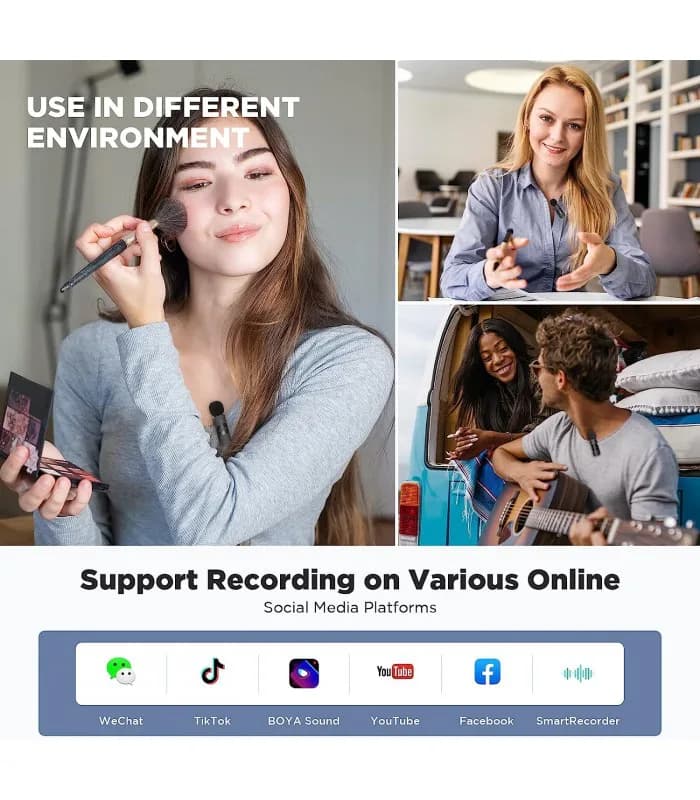 میکروفون بی سیم بویا مدل BY- V2 — تصویر ۳