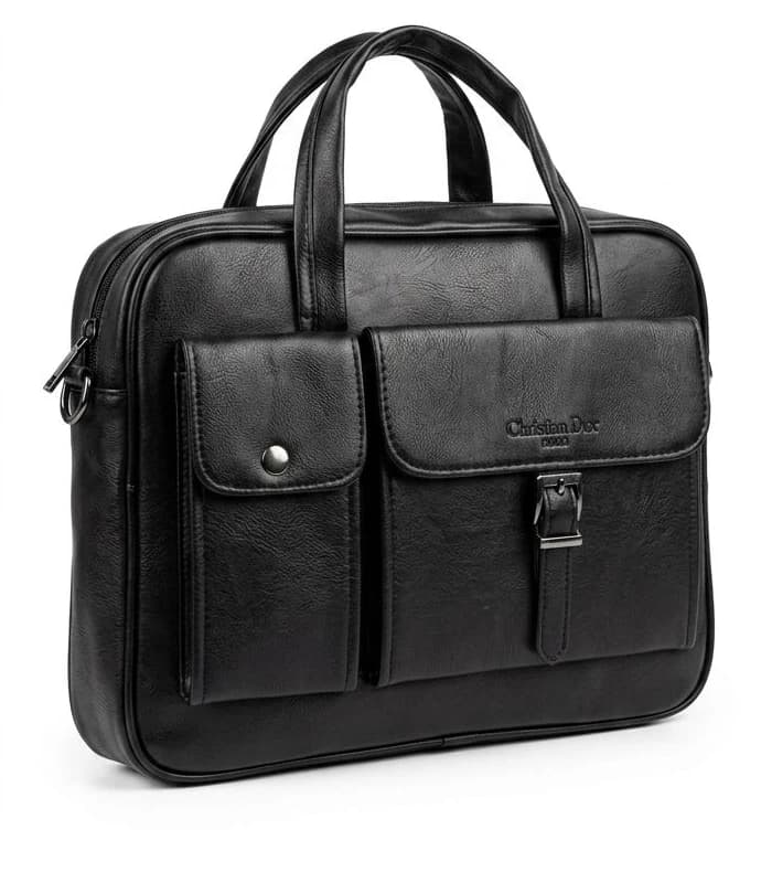 کیف اداری چرم مصنوعی دوجیب جا موبایلی Christian Dior