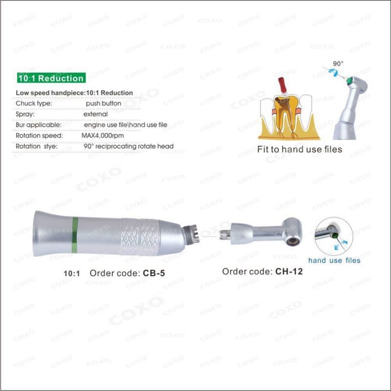 کنترا آنگل کاهنده 10:1 پوش باتن (اندولیفت) کوکسو مدل C5-12 — تصویر ۲