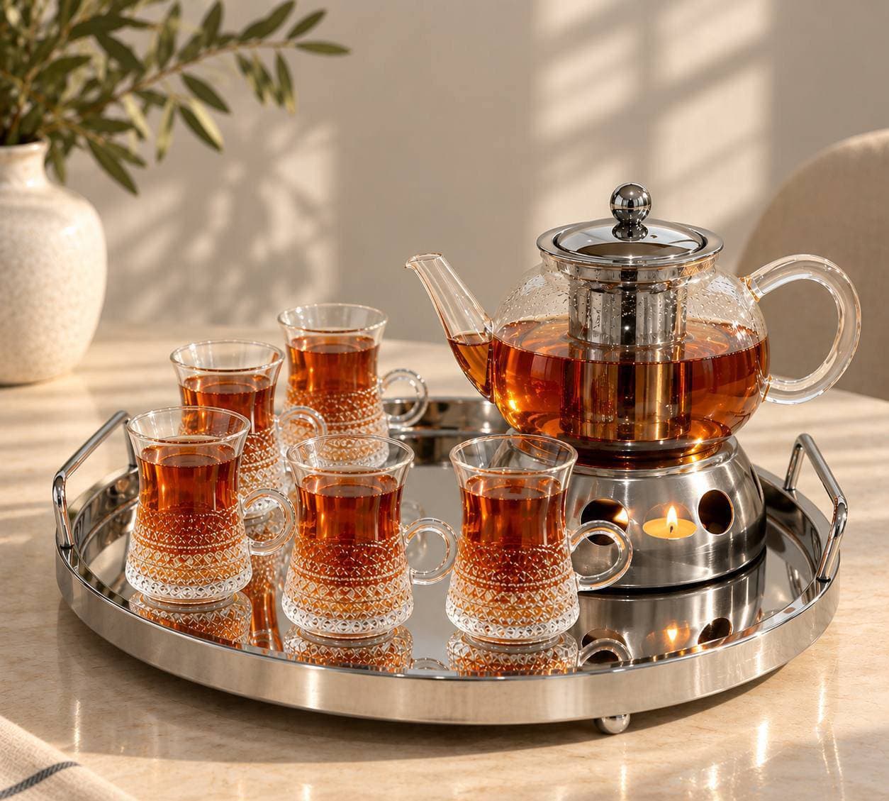 ست چایخوری عروس ایران کد ۲۰۴۰۹۹ — تصویر ۲