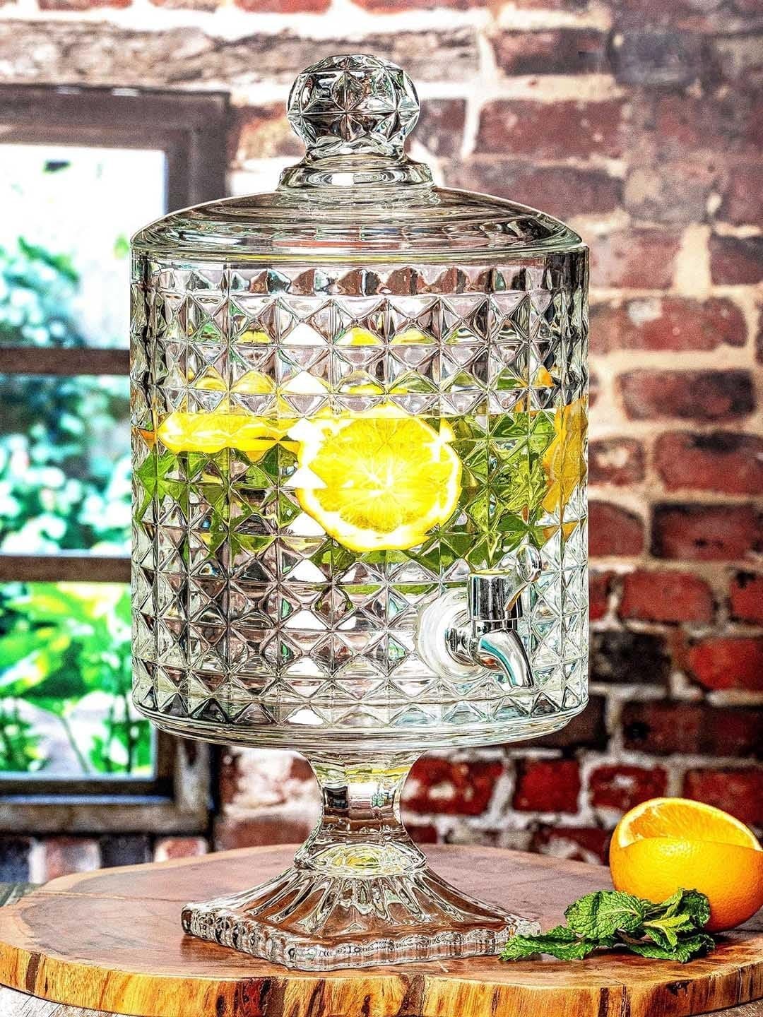 کلمن شیشه ای درب دار وارداتی کد 237 — تصویر ۲