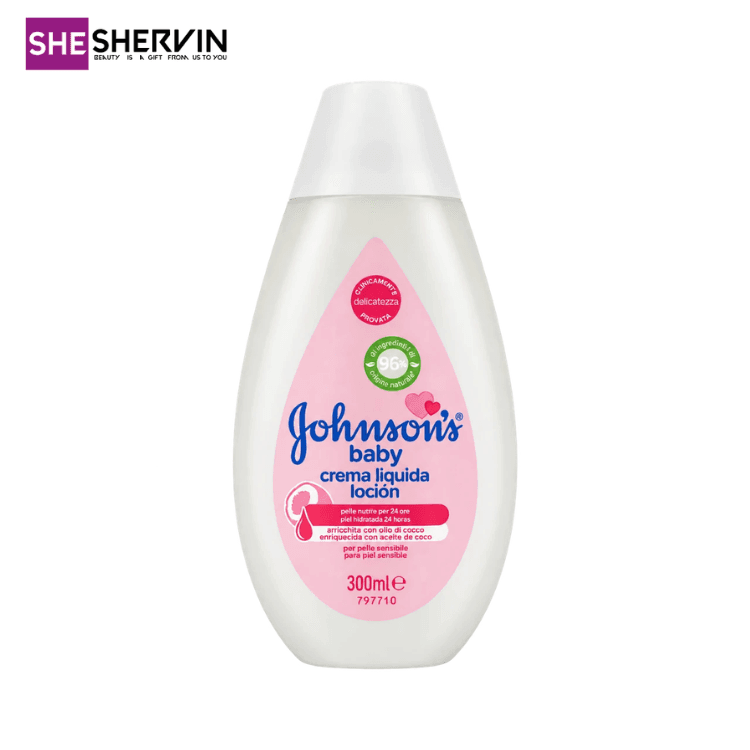 لوسيون بچه بدن جانسون 300ml | Johnson baby lotion 300ml original — تصویر ۴