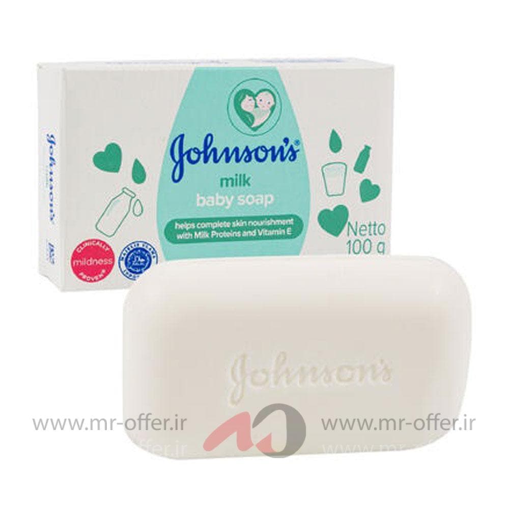 صابون کودک مدل Milk جانسون | Johnsons Baby soap milk — تصویر ۳