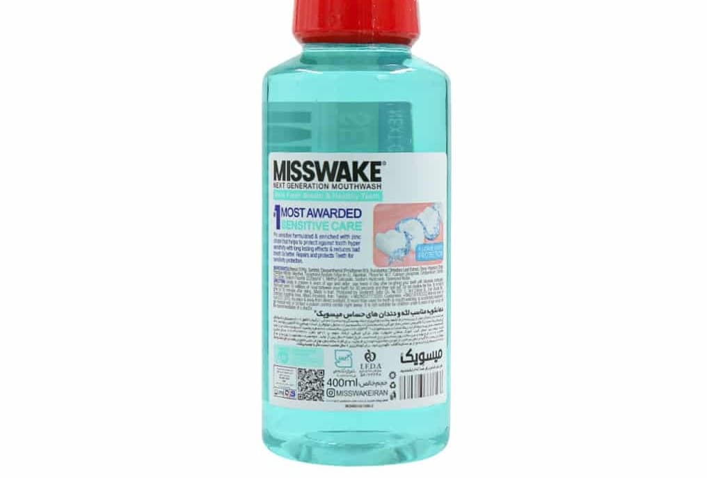 دهانشویه مدل Sensitive Care میسویک | Misswake Sensitive Care Mouthwash — تصویر ۲
