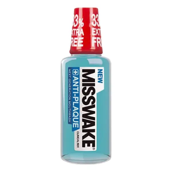 دهانشویه آنتی پلاک میسویک 400 میل | Misswake Dental Plaque Mouthwash 400ml — تصویر ۱۱