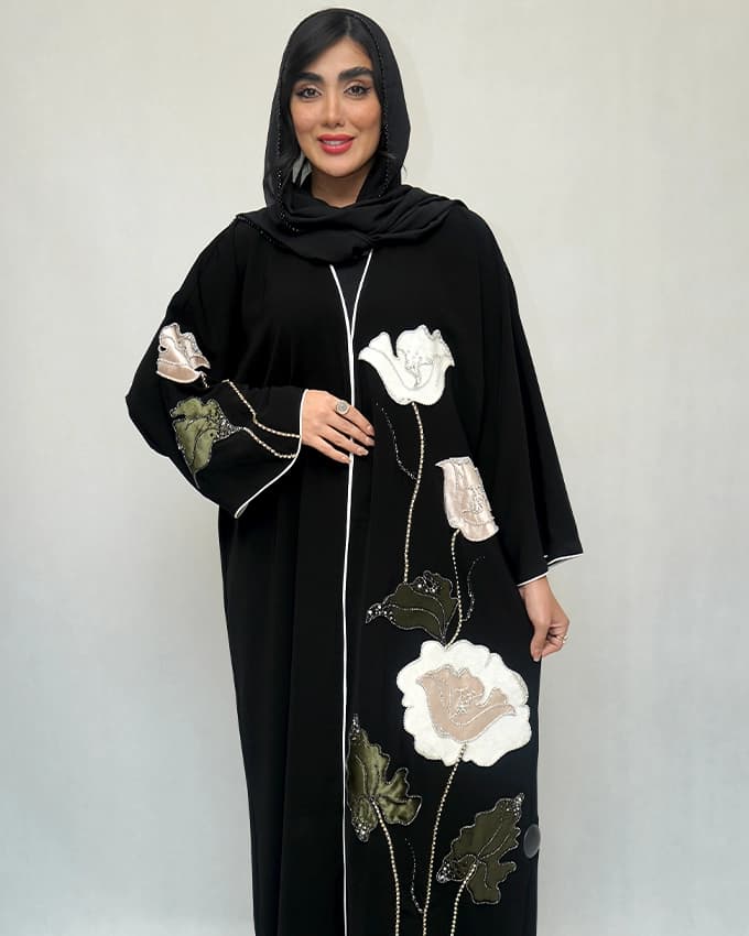 مانتو عبایی مغزی دوزی ویدا ایپک