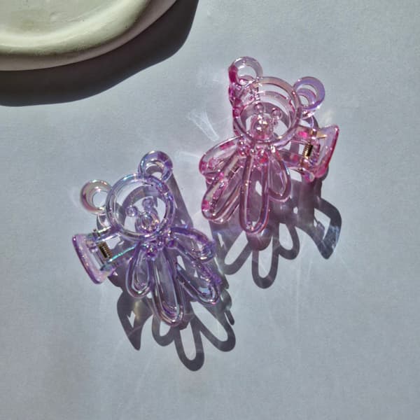 کلیپس شیشه ای خرس -کد۷۰۱ — تصویر ۲