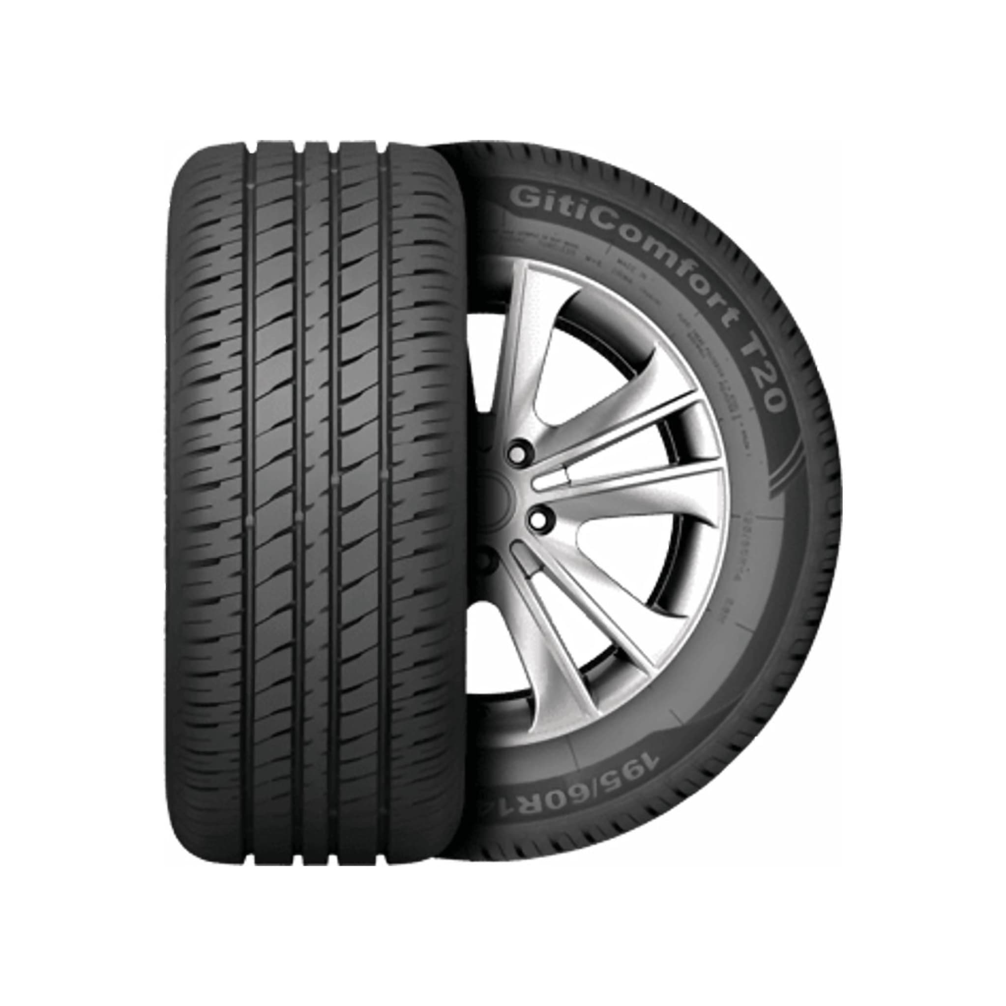 لاستیک خودرو جی تی مدل T20 سایز 165/65/13 – 2 حلقه سال 2024 — تصویر ۲