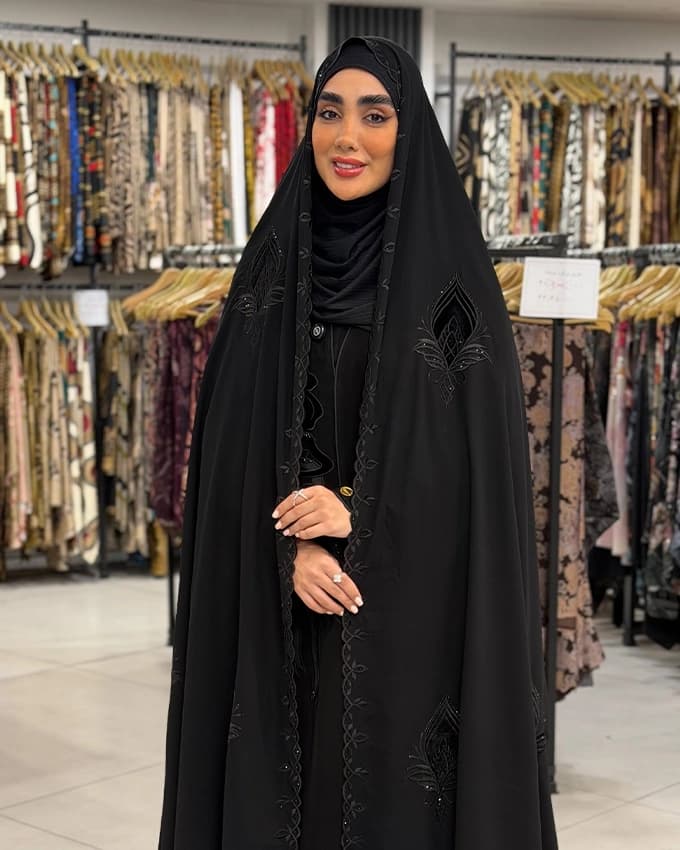 چادر دوخت سنتی ایرانی پرادو گلدوزی 3