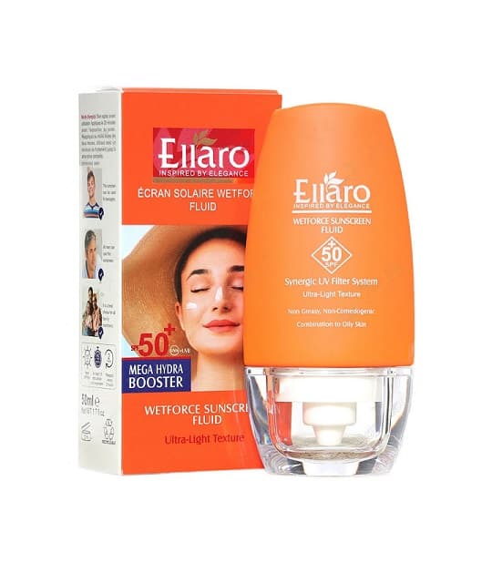 ضد آفتاب فلوئید وت فورس SPF50 الارو پوست چرب و مختلط 50 میل — تصویر ۲
