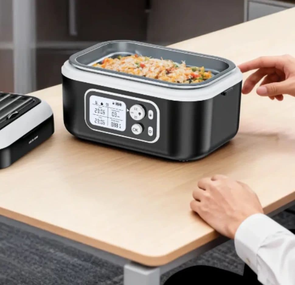 ظرف غدای هوشمند گرین لاین لانچ باکس شارژی مدل Green Lion GLB-35 Electric Lunch Box 1.5L — تصویر ۲