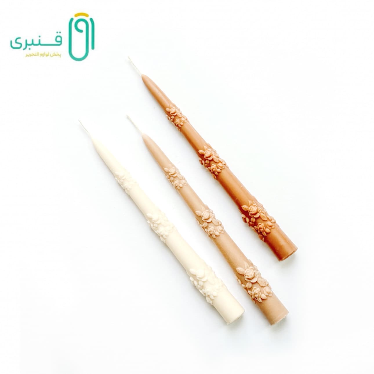 شمع قلمی برجسته غنچه
