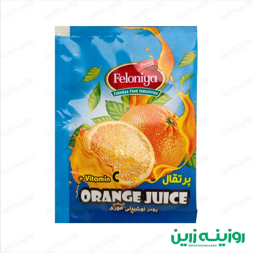 پودر شربت فلونیا طعم پرتقال؛ نوشیدنی خنک و رژیمی بدون قند