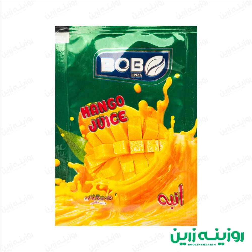پودر شربت بوبو طعم انبه | نوشیدنی بدون قند و رژیمی