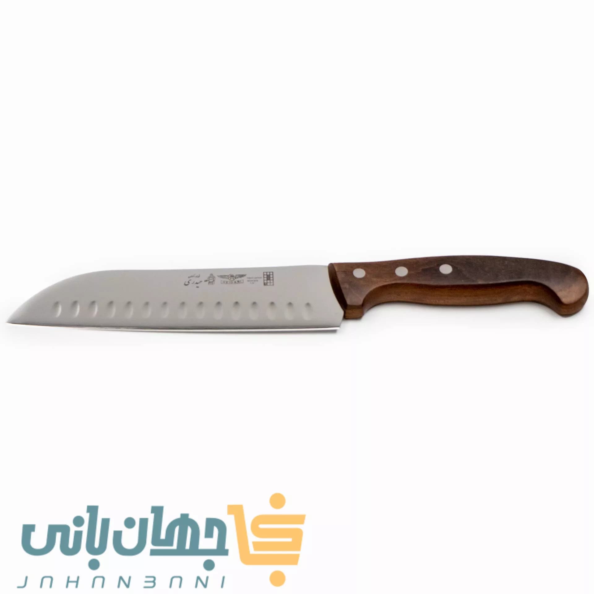 چاقوی سرآشپز حیدری دسته چوبی آفریقایی