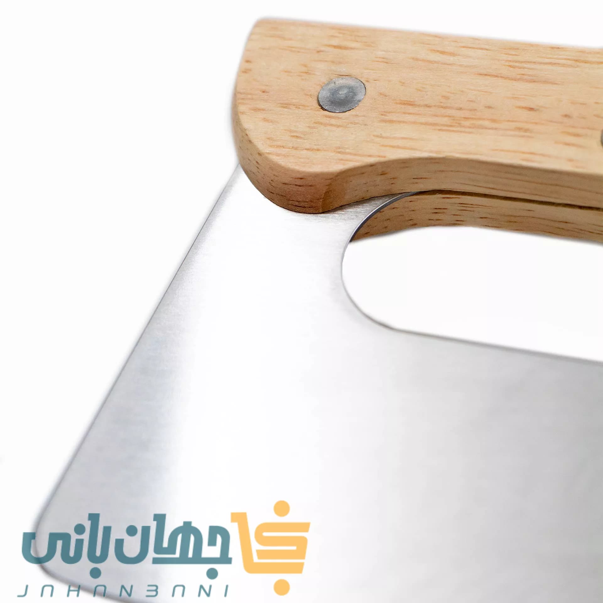 کاتر پیتزا دسته چوبی 35.5 سانتی متری — تصویر ۲
