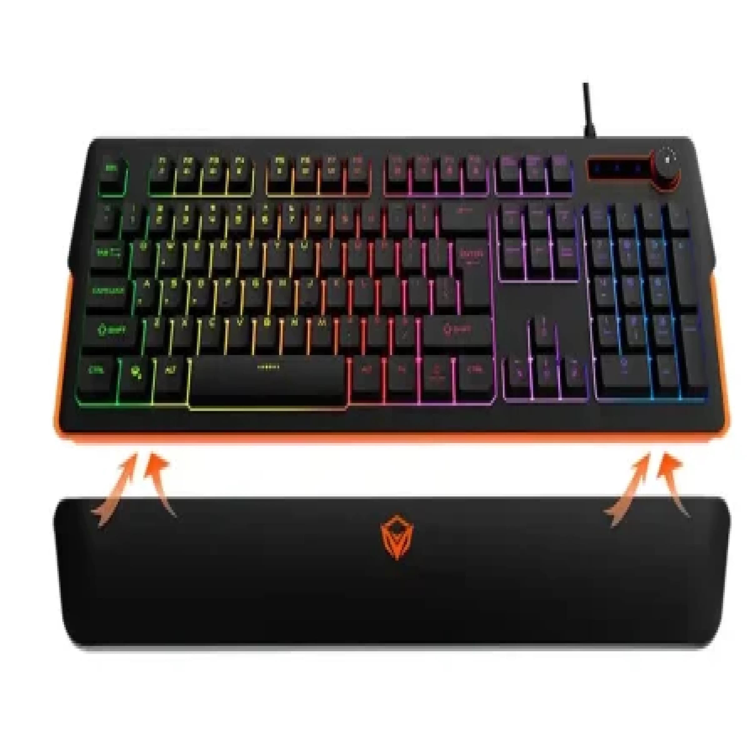 کیبورد مخصوص بازی میشن مدل MT-K9520 — تصویر ۴
