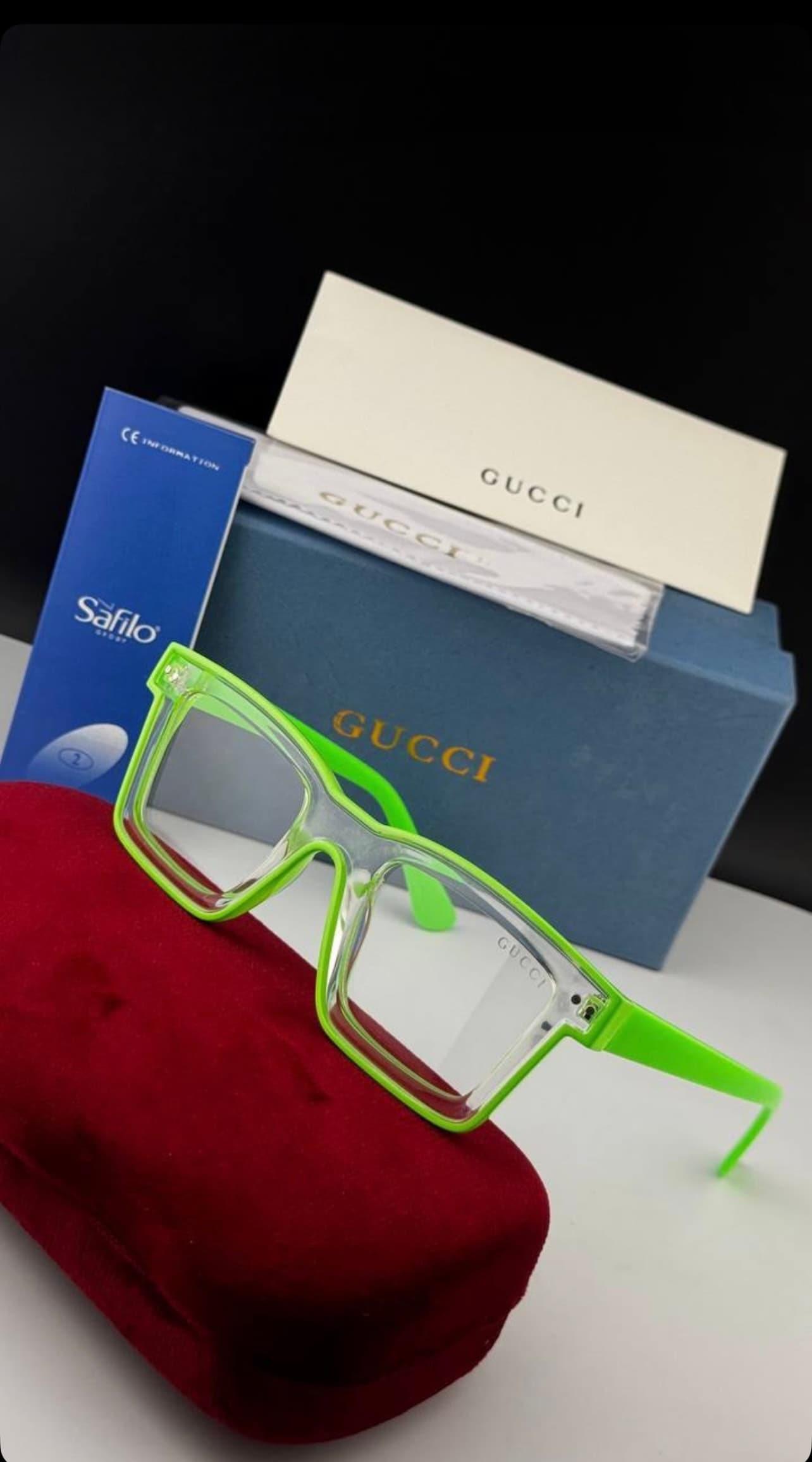 عینک دوکاره برند گوچی GUCCI