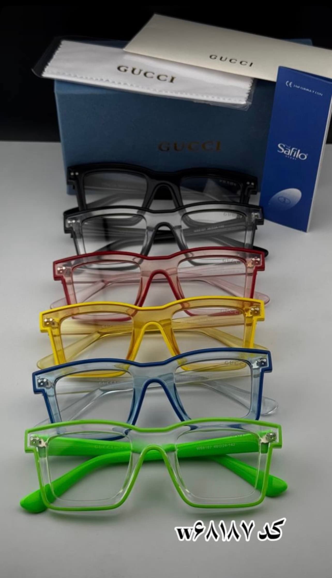 عینک دوکاره برند گوچی GUCCI — تصویر ۶