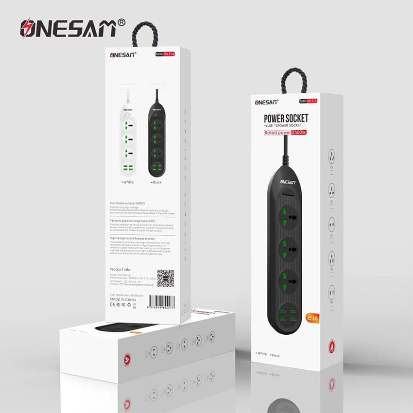 چند راهی برق وان سم مدل OS-T16 Mini — تصویر ۲