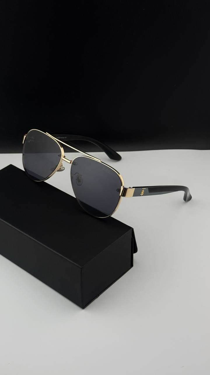 عینک آفتابی پلاریزه مدل خلبانی برند باربری (BURBERRY)