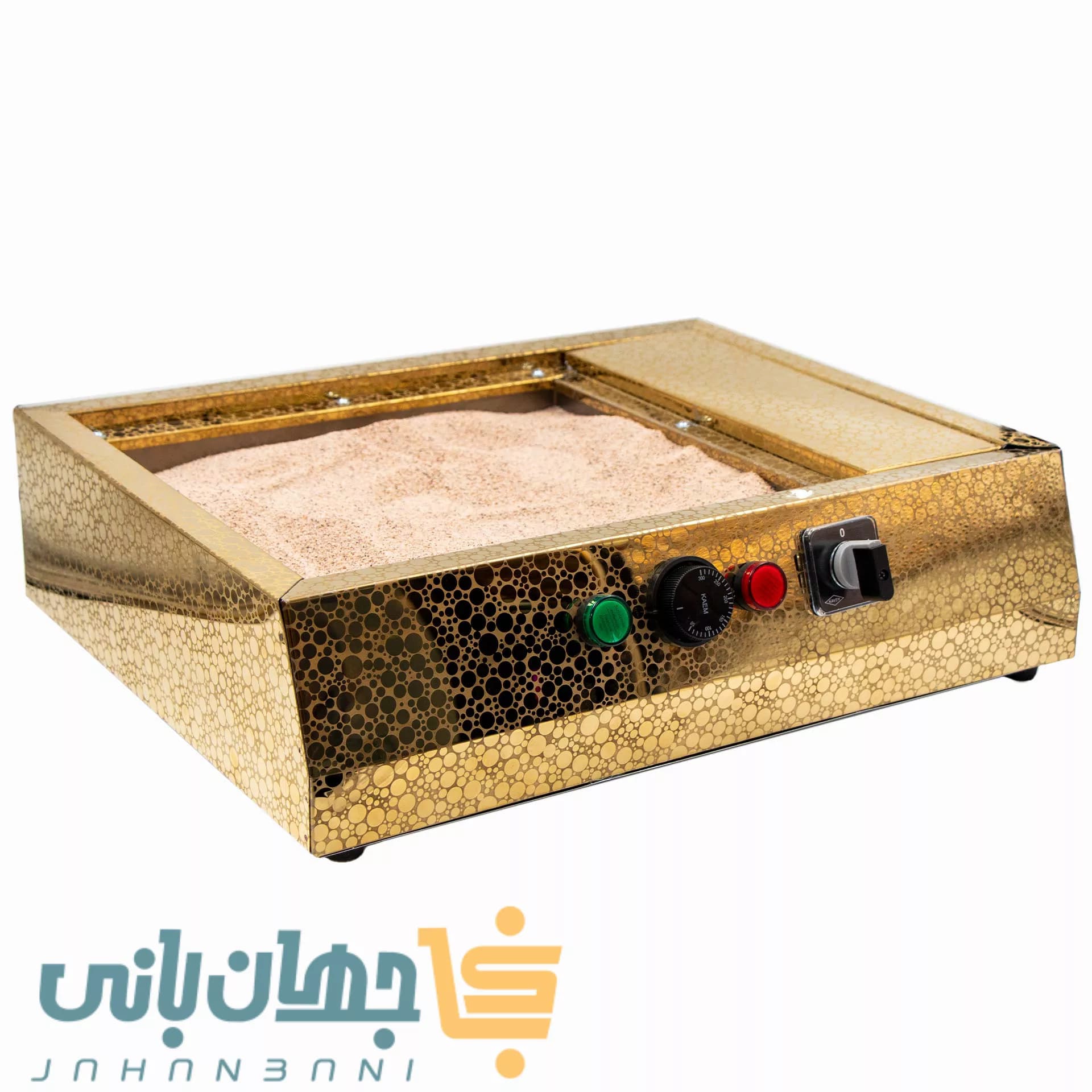 قهوه ساز شنی ساحارا 60 در 40 طرح دایره ای طلایی