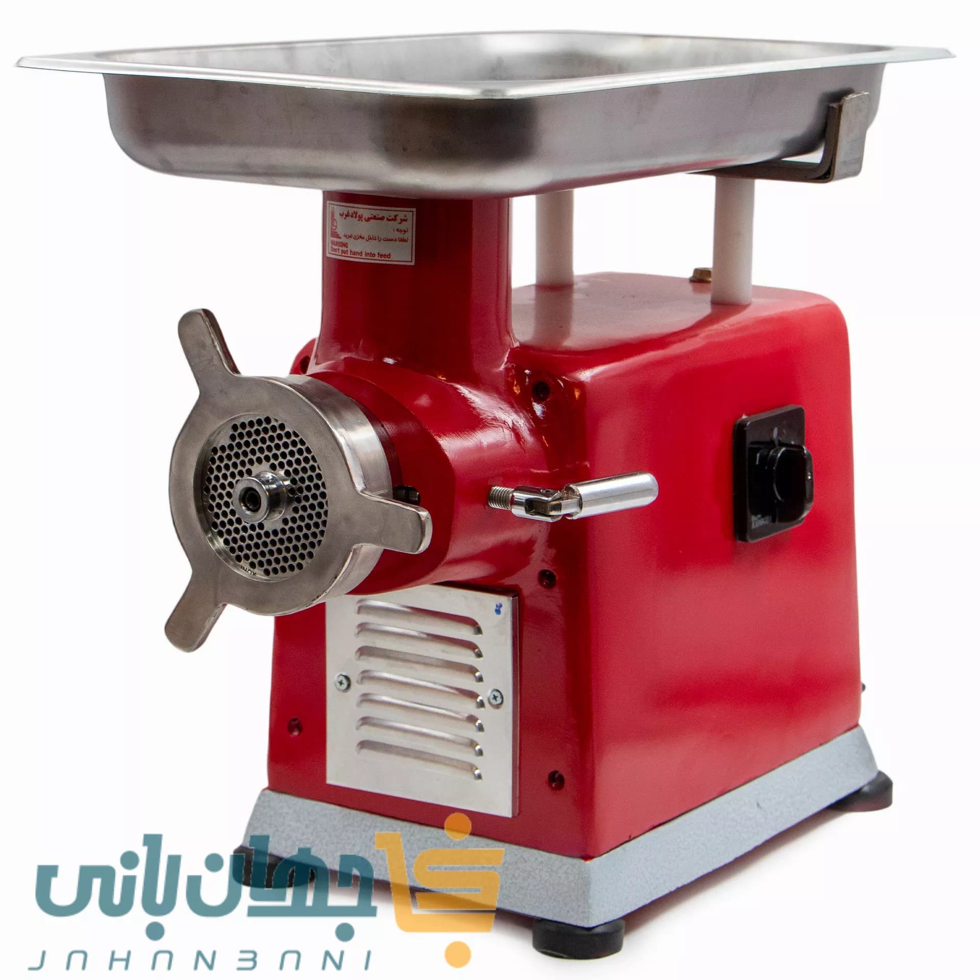 چرخ گوشت صنعتی رومیزی پولاد غرب مدل پولاد ۱ (سایز ۳۲) — تصویر ۶