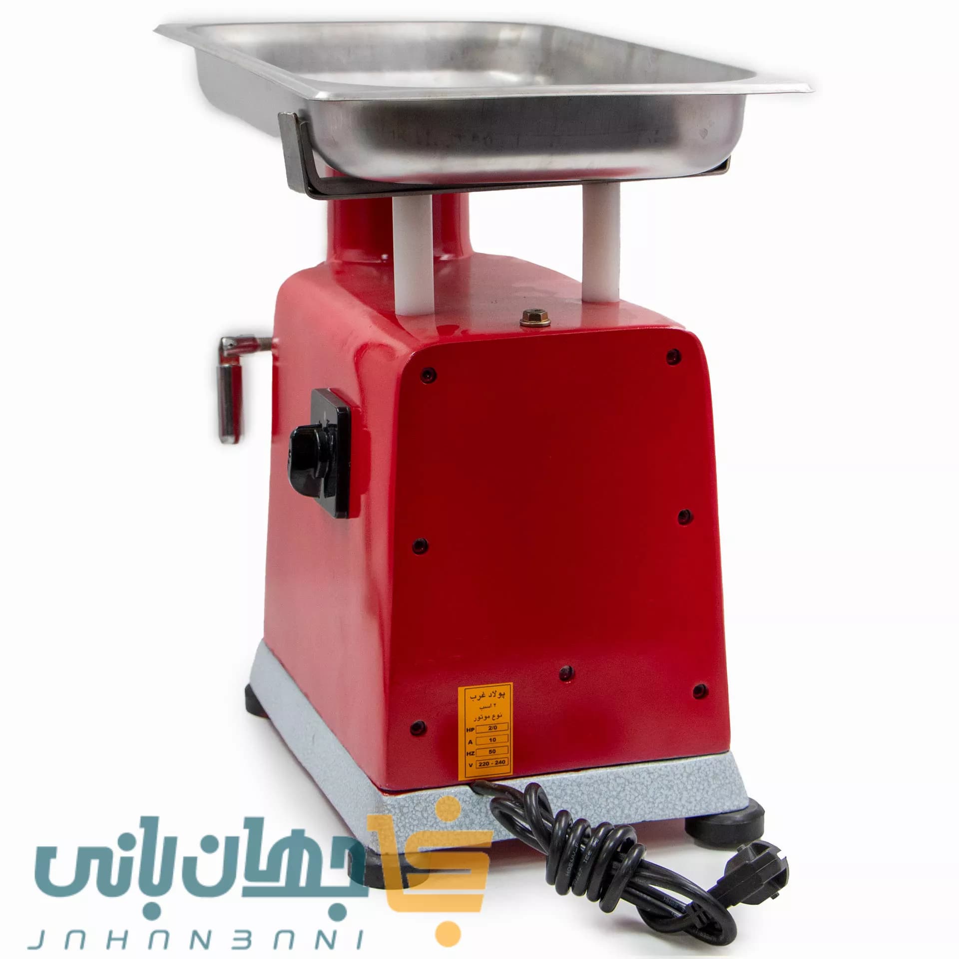 چرخ گوشت صنعتی رومیزی پولاد غرب مدل پولاد ۱ (سایز ۳۲) — تصویر ۳