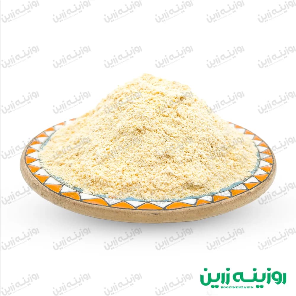 پودر زنجبیل خالص روزینه زرین | تهیه شده از قلم زنجبیل چینی مرغوب