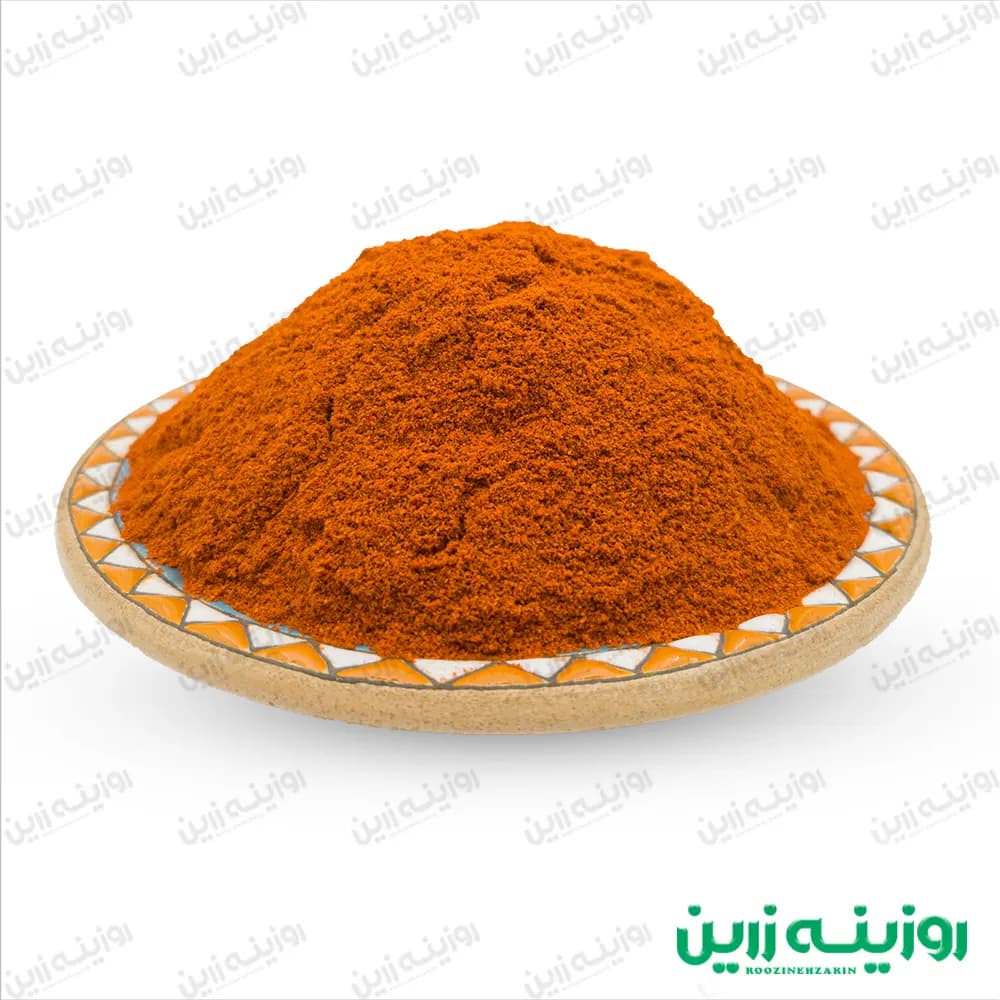 پودر پاپریکا ایرانی روزینه زرین | ادویه خوش رنگ و عطر برای طعم دهی به غذا