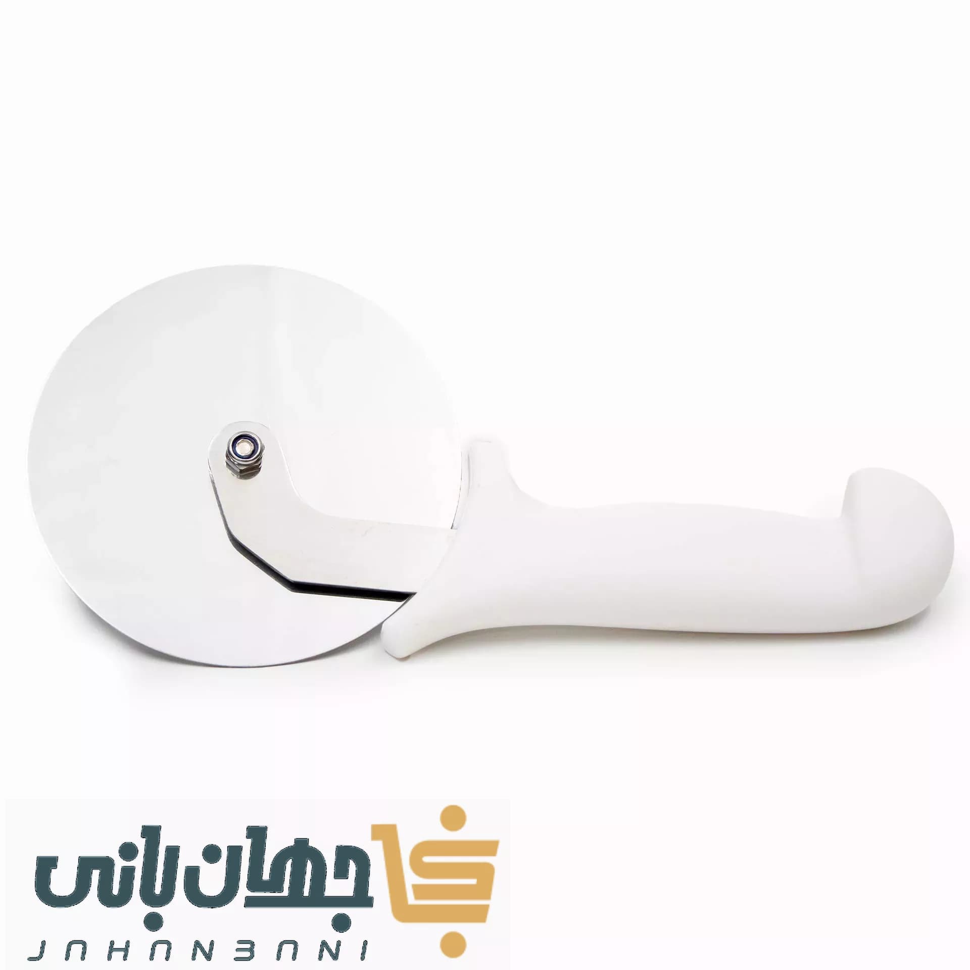 کاتر پیتزا غلطکی گرد ۱۱ دسته سفید BEST — تصویر ۲