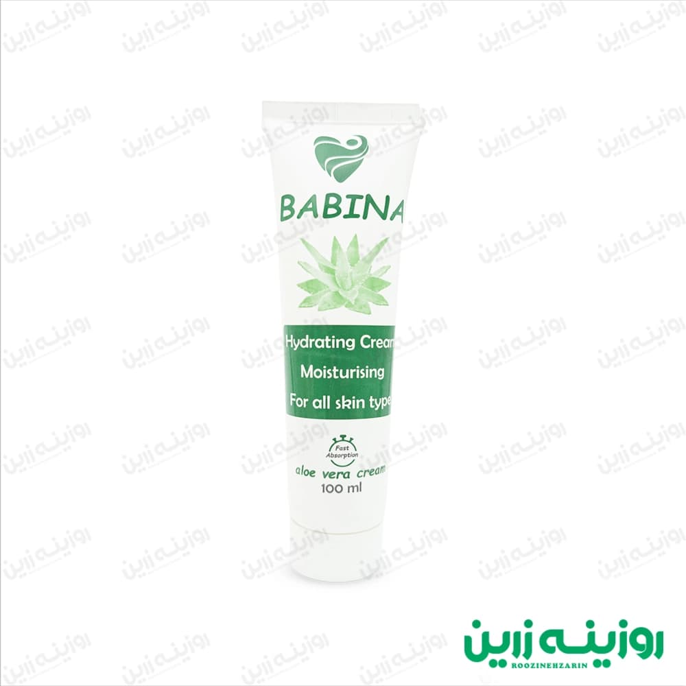 کرم آلوئه‌ورا بابینا – مرطوب‌کننده و نرم‌کننده پوست