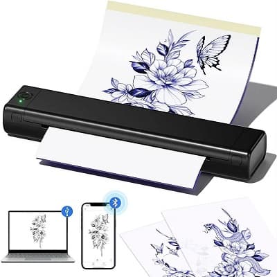پرینتر مخصوص تتو حرارتی بلوتوثی تینتو ا Printer thermal tattoo