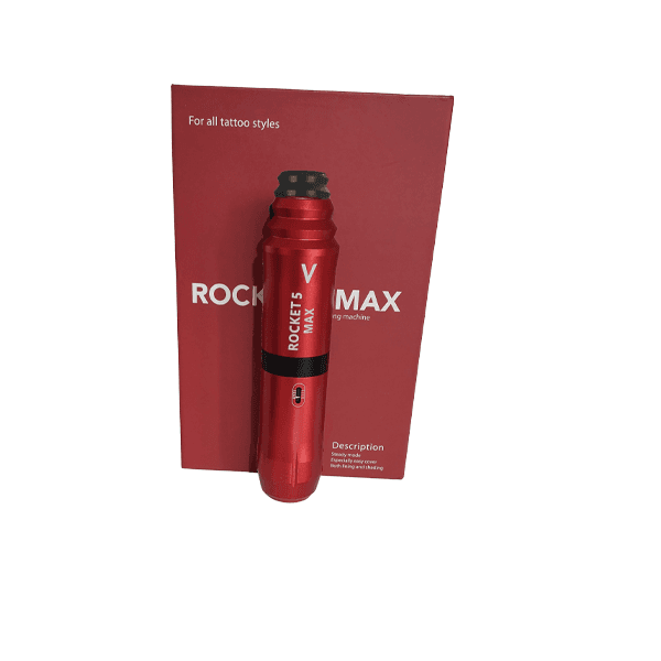 پک حرفه ای تاتو بدن و صورت با پن راکت ۵ مکس Rocket max — تصویر ۳