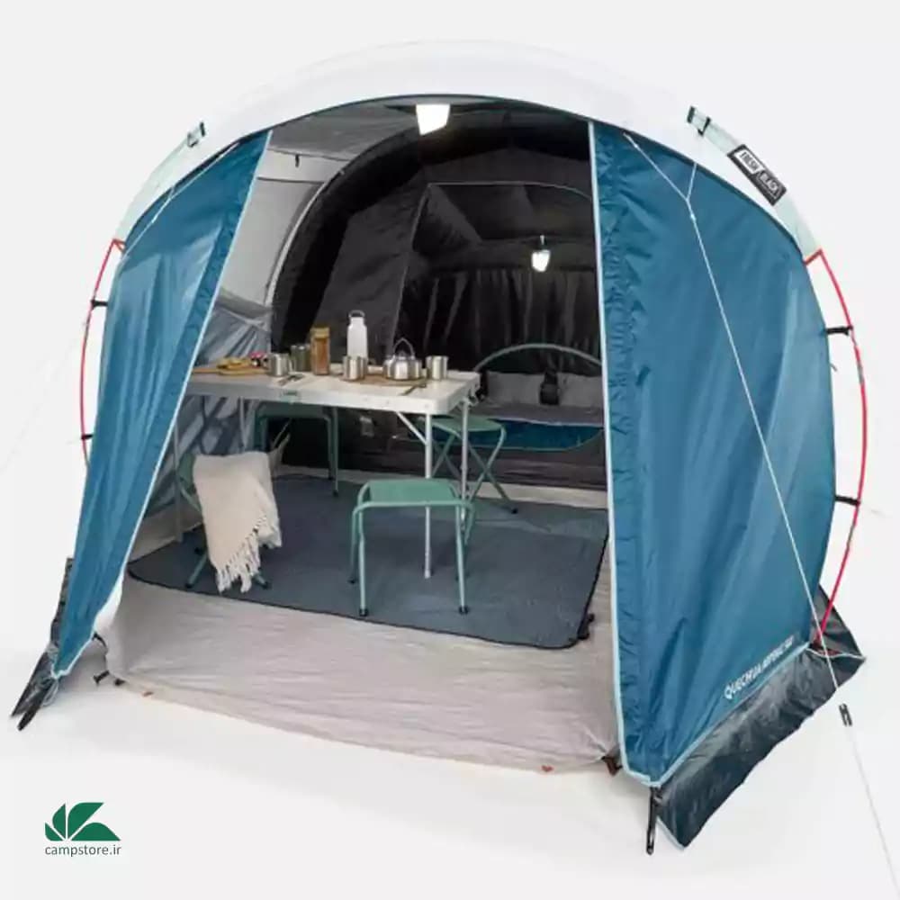 چادر مسافرتی 4 نفره 1خوابه کچوا مدل Arpenaz 4.1 F&B — تصویر ۸