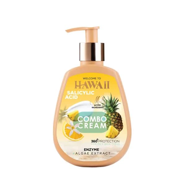کرم دست و صورت پوست چرب هاوایی HAWAII حجم 300میل