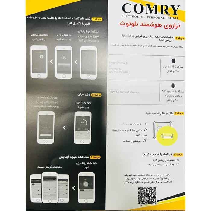 ترازو مشکی چند کاره جعبه دار مشکی — تصویر ۲