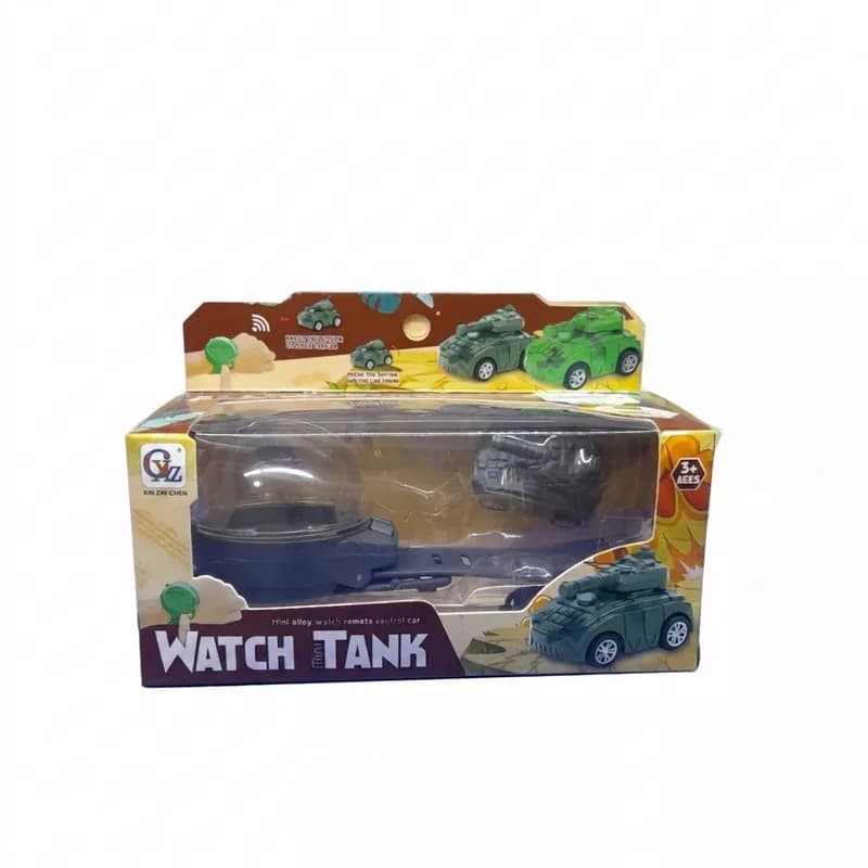 تانک کنترلی مچی ساعتی مینی Watch Tank | ماشین کنترلی بند ساعتی بدنه فلزی — تصویر ۳