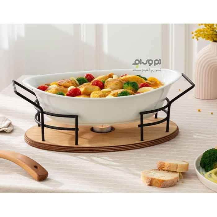 مرغ خوری السانا سرامیک پایه دار