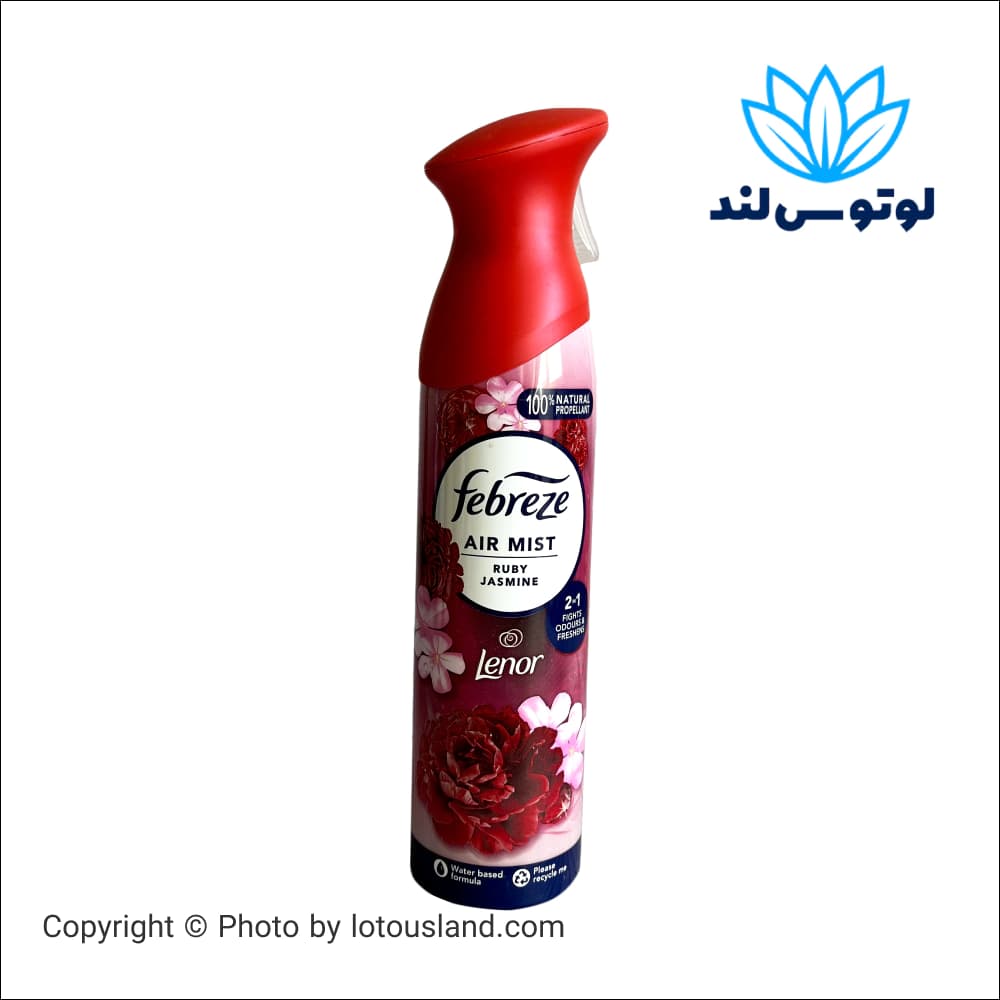 اسپری خوشبو کننده هوا فبرز مدل Febreze Ruby Jasmine حجم 185 میل