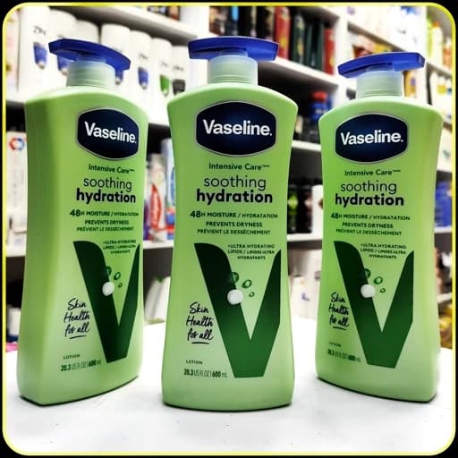 لوسیون بدن وازلین ساوتینگ هیدریشن 600 میلی‌لیتر | Vaseline Intensive Care Soothing Hydration Body Lotion