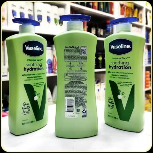لوسیون بدن وازلین ساوتینگ هیدریشن 600 میلی‌لیتر | Vaseline Intensive Care Soothing Hydration Body Lotion — تصویر ۲
