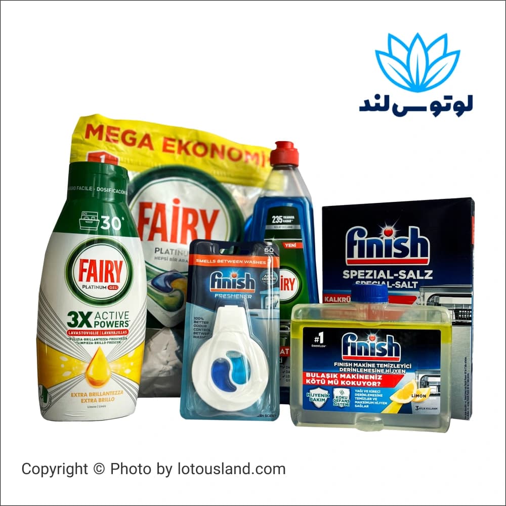پک محصولات ماشین ظرف شویی 1002