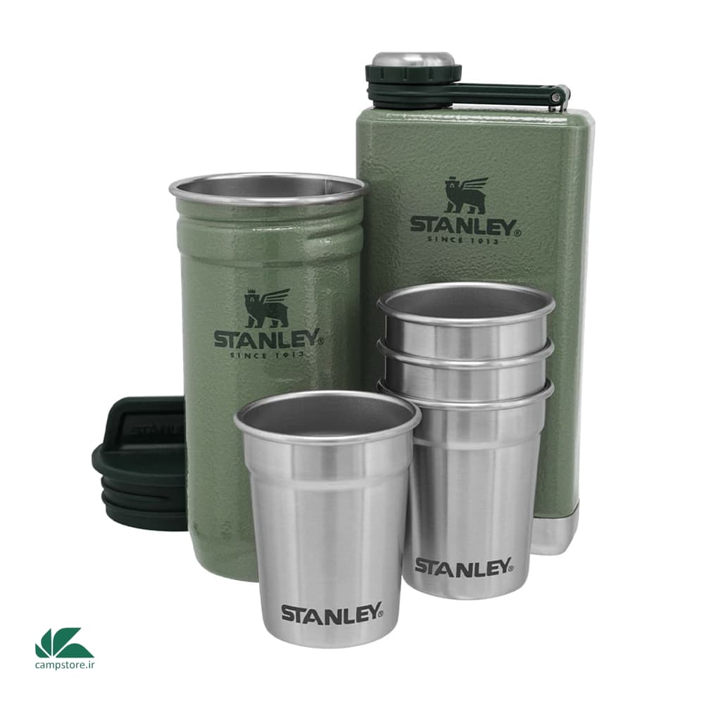 ست شات و قمقمه کتابی استنلی مدل Pre-Party Shot Glass + Flask — تصویر ۶