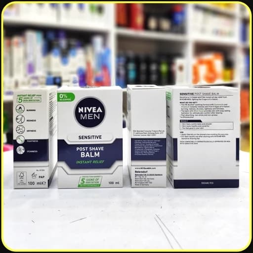 بالم بعد از اصلاح نیوآ مردانه Sensitive | NIVEA MEN Sensitive Post Shave Balm — تصویر ۲