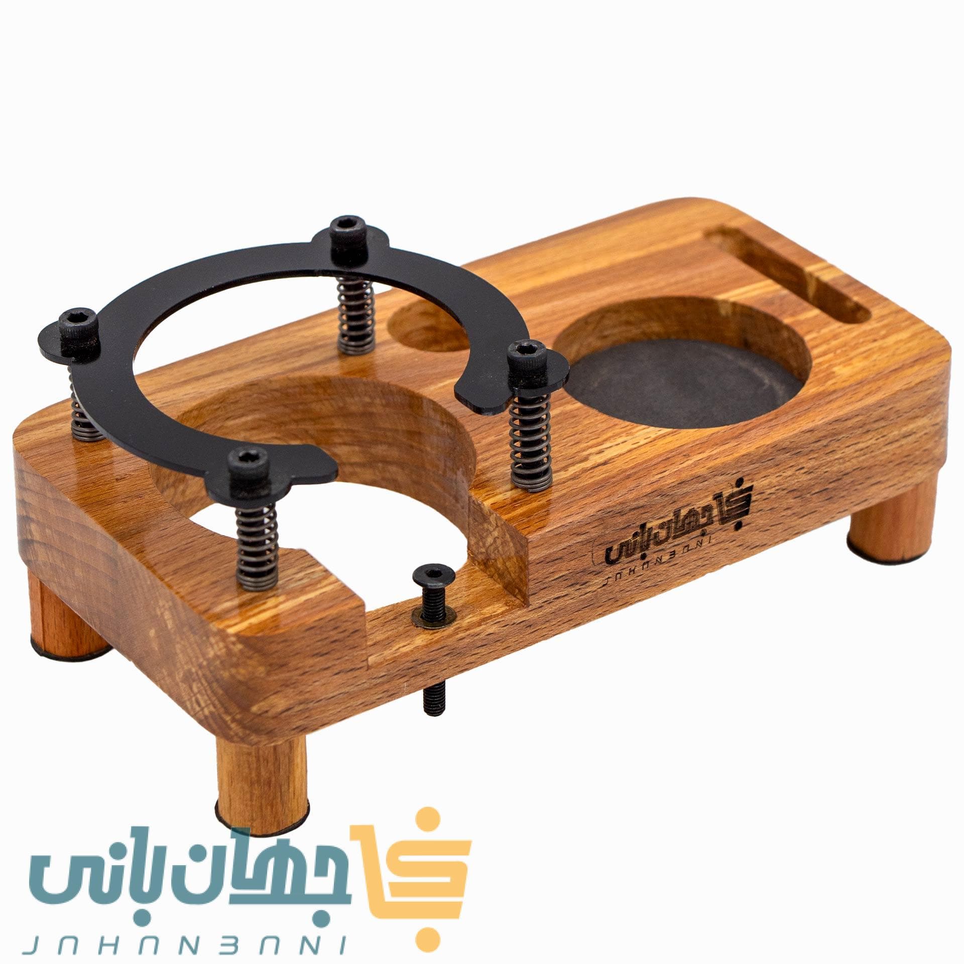 استند پرتافیلتر چوبی 4 خانه سایز 51 و 58 جهان بانی