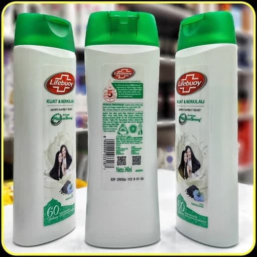 شامپو لایف‌بوی Lifebuoy Kuat & Berkilau موهایی قوی و درخشان با فرمولاسیون تخصصی — تصویر ۲